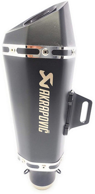 BIKER SHOPPEE Universal For Bike, Universal For Bike Apache RTR 150, Apache 200, Avenger 150, Pulsar, Duke RC 200 Full Exhaust System(Stainless Steel)