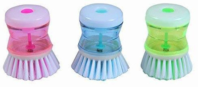 lookat Nylon Wet and Dry Brush(Blue, Pink, Green, 3 Units)