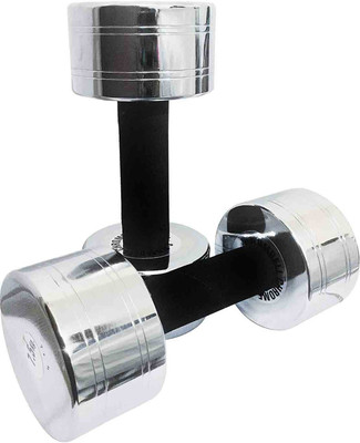HACKERX Dumbbells Set , Steel Dumbbells , Steel Dumbbell 1 Pair of 5KG Fixed Weight Dumbbell(5 kg)