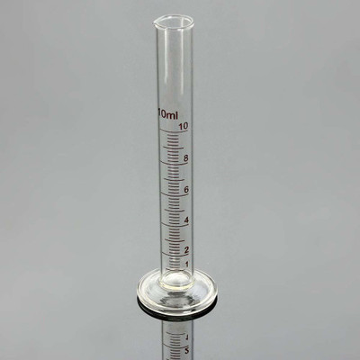 Comet Glass Measuring Cylinder 10ml Glass Graduated Cylinder(10 ml)