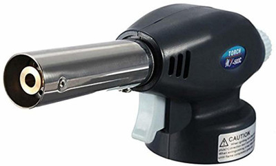 HANNEA Flamethrower Butane Burner Auto Ignition Camping Weldin Blow Torch for Crème Flambe Torch
