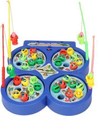 3 Jokers Fishing Catching Game and msucial With Music Party & Fun Board Game