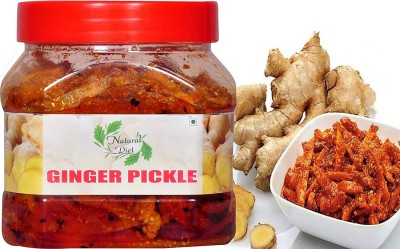 Natural Diet Mother Made Ginger Pickle, Traditional Punjabi Flavor, Tasty & Spicy 500gm You are Being Served Mothers Love Ginger Pickle(500 g)