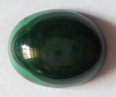 hoseki Natural malachite 10.6Cts stone Regular Oval Crystal Stone(Multicolor 1 Pieces)