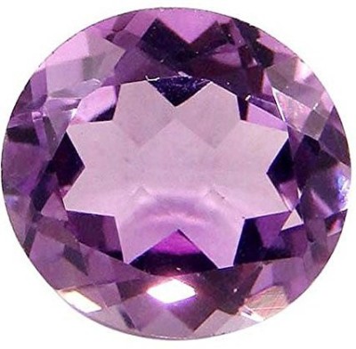 hoseki Amethyst/Katela (UPRATNA) 5-6 Ct stone Regular Round Crystal Stone(Purple 1 Pieces)