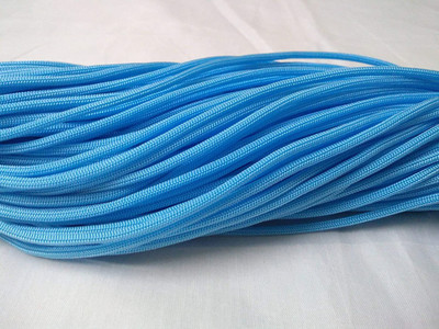 Crafto ONE COLOUR MACRAME CORDS SET SKY BLUE Each Cord 50 Meters Total cord 150 meter