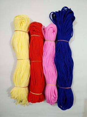 Crafto MACRAME SET OF 4 COLORS SET Each Cord 50 Meters Total cord 200 meter