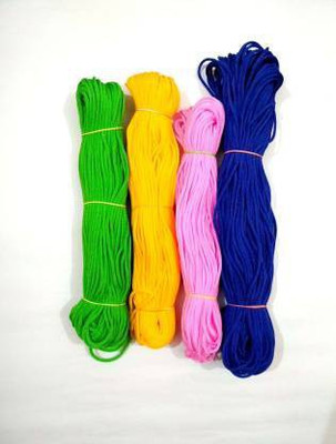 Crafto MACRAME SET OF 4 COLORS SET Each Cord 50 Meters Total cord 200 meter