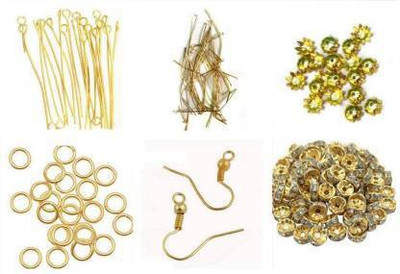 Crafto Silk Threads Jewellery Making Kit 25 Pcs Each Items