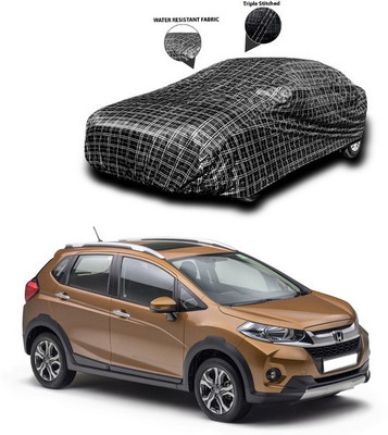 SEBONGO Car Cover For Honda WRV (Without Mirror Pockets)(Black)