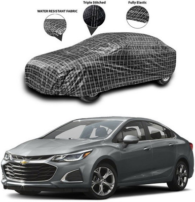 SEBONGO Car Cover For Chevrolet Cruze (Without Mirror Pockets)(Black)