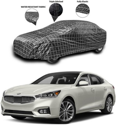 SEBONGO Car Cover For Kia Cadenza (Without Mirror Pockets)(Black)