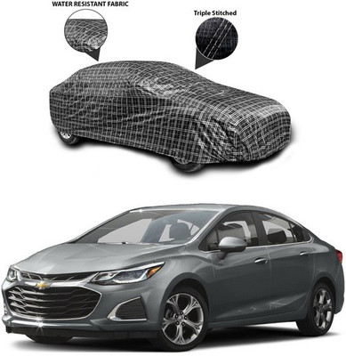 SEBONGO Car Cover For Chevrolet Cruze (Without Mirror Pockets)(Black)