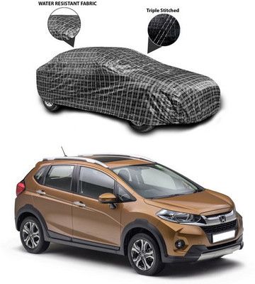 SEBONGO Car Cover For Honda WRV (Without Mirror Pockets)(Black)