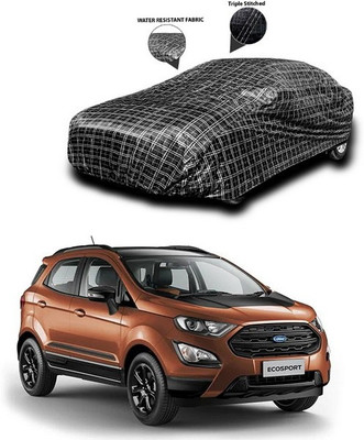 SEBONGO Car Cover For Ford Ecosport (Without Mirror Pockets)(Black)