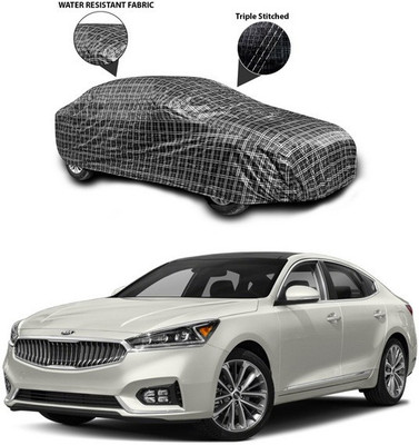 SEBONGO Car Cover For Kia Cadenza (Without Mirror Pockets)(Black)