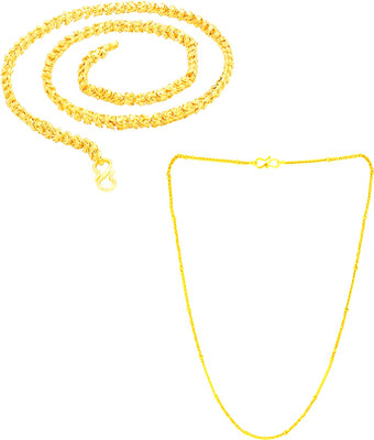 SHANKH-KRIVA 2 Pic Chain Gold-plated Plated Metal Chain Set