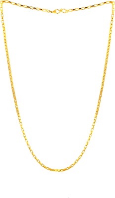 Shine Art Gold Plated Rope Rassi Chain for men Women & Girls (22inch) Gold-plated Plated Metal, Alloy Chain