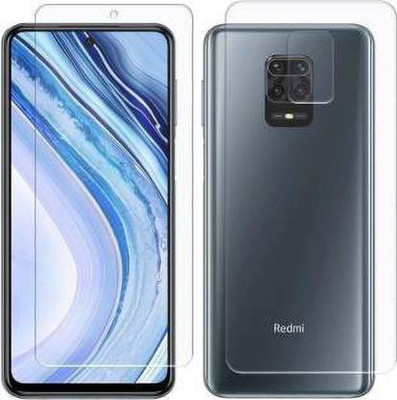 FINCH Front and Back Screen Guard for Redmi Note 9 Pro Max(Pack of 2)