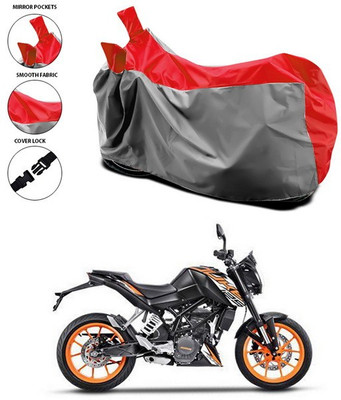 ANTHUB Waterproof Two Wheeler Cover for KTM(Red)