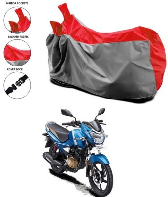 SEBONGO Waterproof Two Wheeler Cover for TVS(Victor, Red)