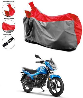 SEBONGO Waterproof Two Wheeler Cover for TVS(Victor, Red)