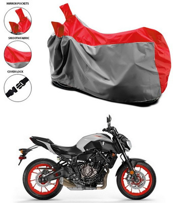 ANTHUB Waterproof Two Wheeler Cover for Yamaha(MT 9, Red)