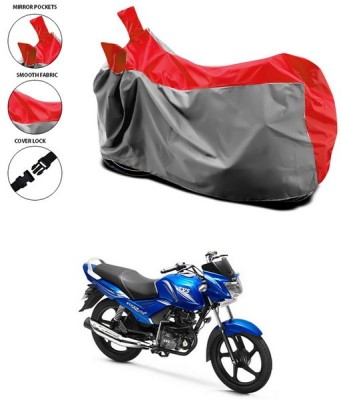 ANTHUB Waterproof Two Wheeler Cover for TVS(Star City, Red)