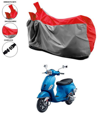 SEBONGO Waterproof Two Wheeler Cover for Vespa(Piaggio Vespa, Multicolor)