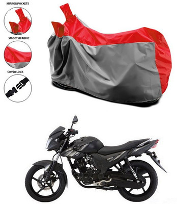 ANTHUB Waterproof Two Wheeler Cover for Yamaha(SZ-RR, Red, Grey)