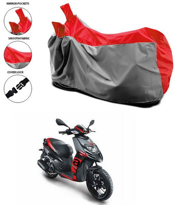 ANTHUB Waterproof Two Wheeler Cover for Aprilia(SR 150, Red)
