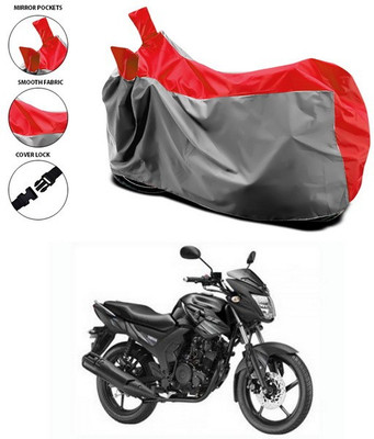ANTHUB Waterproof Two Wheeler Cover for Yamaha(SZ-RR, Red)