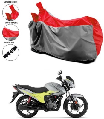 SEBONGO Waterproof Two Wheeler Cover for Hero(Glamour, Multicolor)