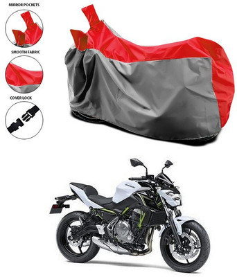 SEBONGO Waterproof Two Wheeler Cover for Kawasaki(Red)