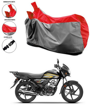 SEBONGO Waterproof Two Wheeler Cover for Honda(CD 110 Dream, Red)