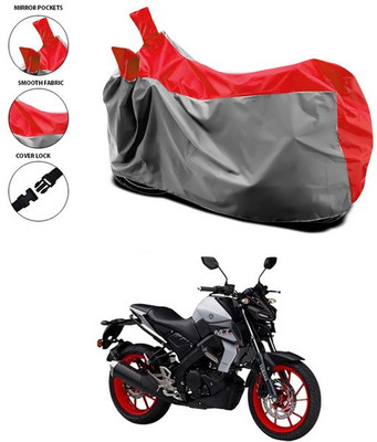 SEBONGO Waterproof Two Wheeler Cover for Yamaha(MT 15, Red)