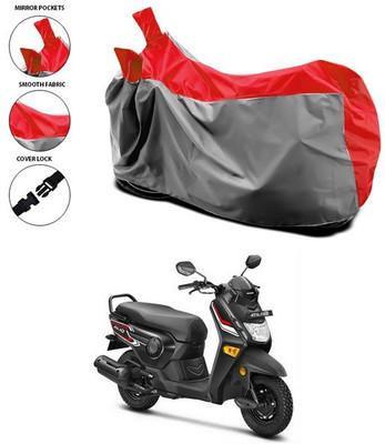 ANTHUB Waterproof Two Wheeler Cover for Honda(Cliq, Red)