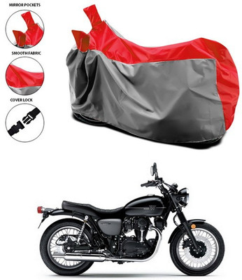 SEBONGO Waterproof Two Wheeler Cover for Kawasaki(Red)