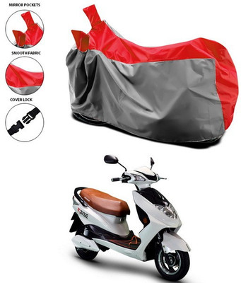 ANTHUB Waterproof Two Wheeler Cover for Okinawa(Red)