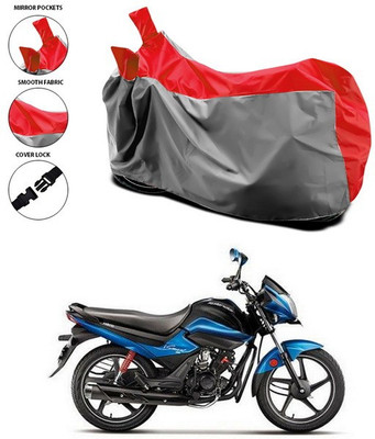 SEBONGO Waterproof Two Wheeler Cover for Hero(Splendor I Smart, Red)