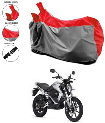 SEBONGO Waterproof Two Wheeler Cover for Revolt(RV 300, Red)