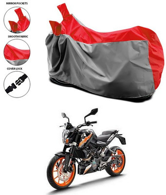 ANTHUB Waterproof Two Wheeler Cover for KTM(Duke 200, Red)