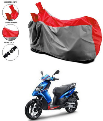 SEBONGO Waterproof Two Wheeler Cover for Aprilia(SR 125, Red)