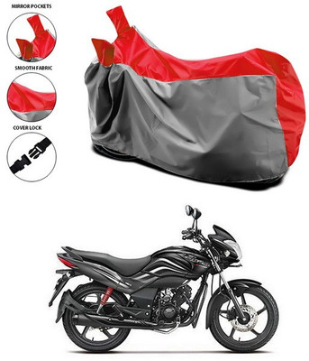 ANTHUB Waterproof Two Wheeler Cover for Hero(Passion Xpro, Red, Grey)