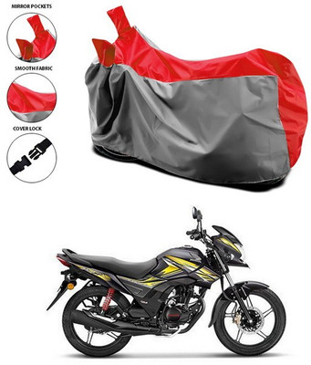 SEBONGO Waterproof Two Wheeler Cover for Honda(CB Shine, Red)