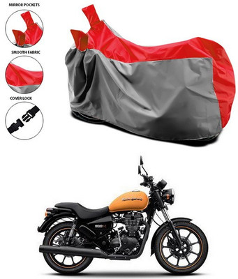 SEBONGO Waterproof Two Wheeler Cover for Royal Enfield(Thunderbird 500, Red)