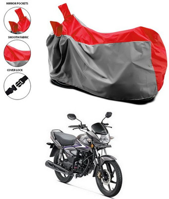 SEBONGO Waterproof Two Wheeler Cover for Honda(CB Shine, Red)
