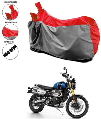 ANTHUB Waterproof Two Wheeler Cover for Triumph(Red)