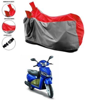 ANTHUB Waterproof Two Wheeler Cover for Mahindra(Gusto, Red)