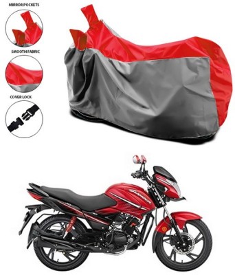 ANTHUB Waterproof Two Wheeler Cover for Hero(Glamour i3s, Red)